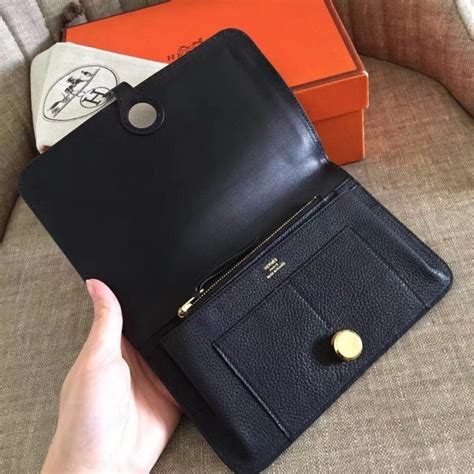 hermes dogon wallet black|hermes dogon wallet price.